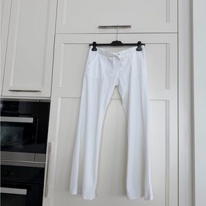 Juicy Couture White Drawstring Lounge Pants